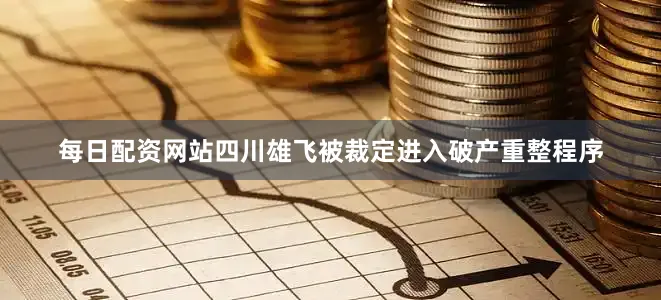 每日配资网站四川雄飞被裁定进入破产重整程序
